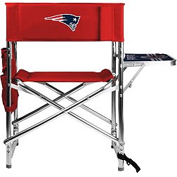 Picnic Time New England Patriots Red Chair with Table