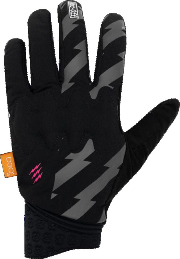 Photos - Winter Gloves & Mittens Muc-Off D30 Full-Finger Rider Gloves, Men's, Large, Black/Grey 23UVOAD30RD 