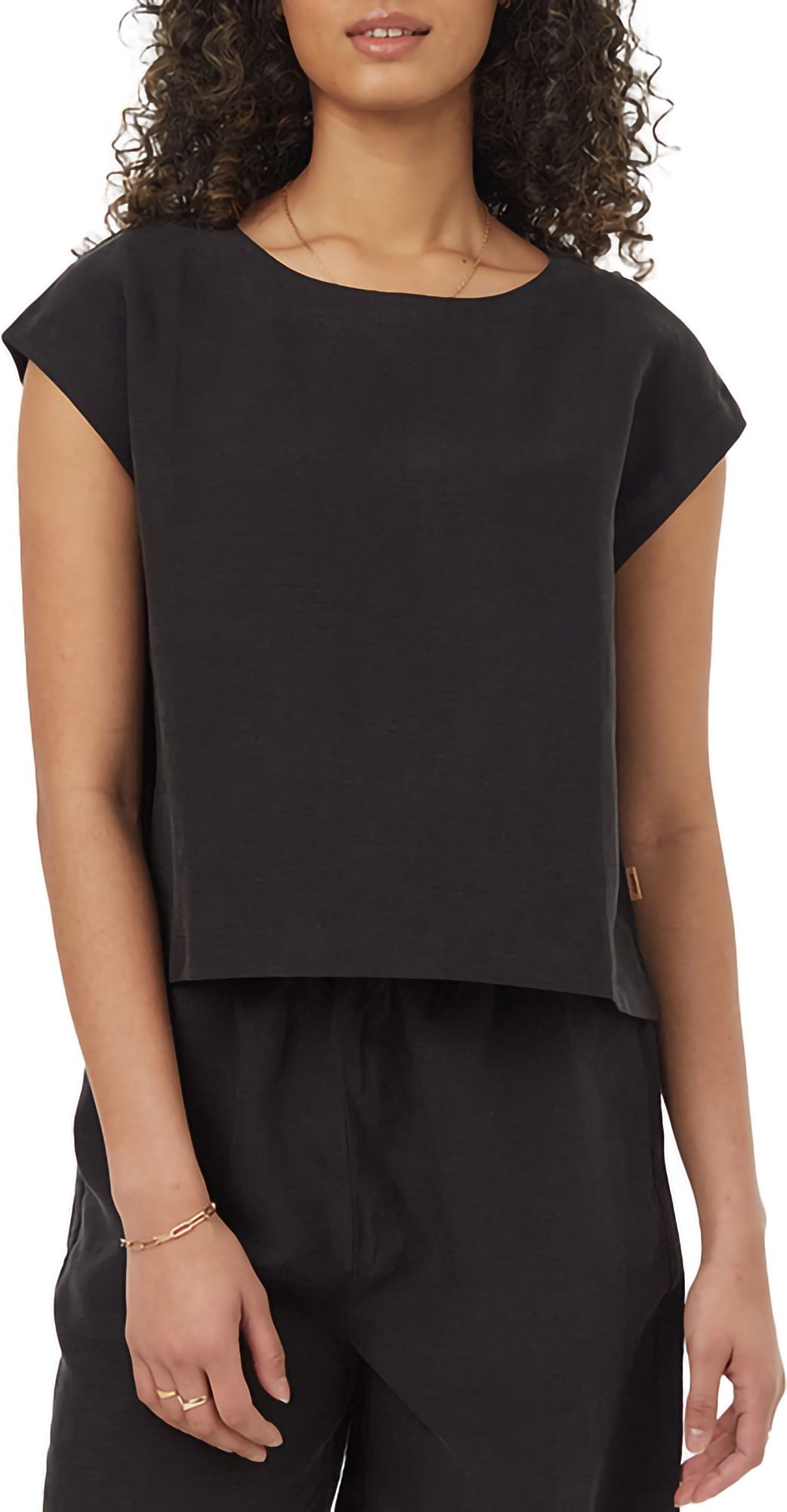 tentree Women's TreeLinen Boxy Top