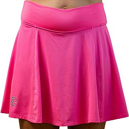 Pickleball Bella Women's Pink/Groovy A Line Skirt