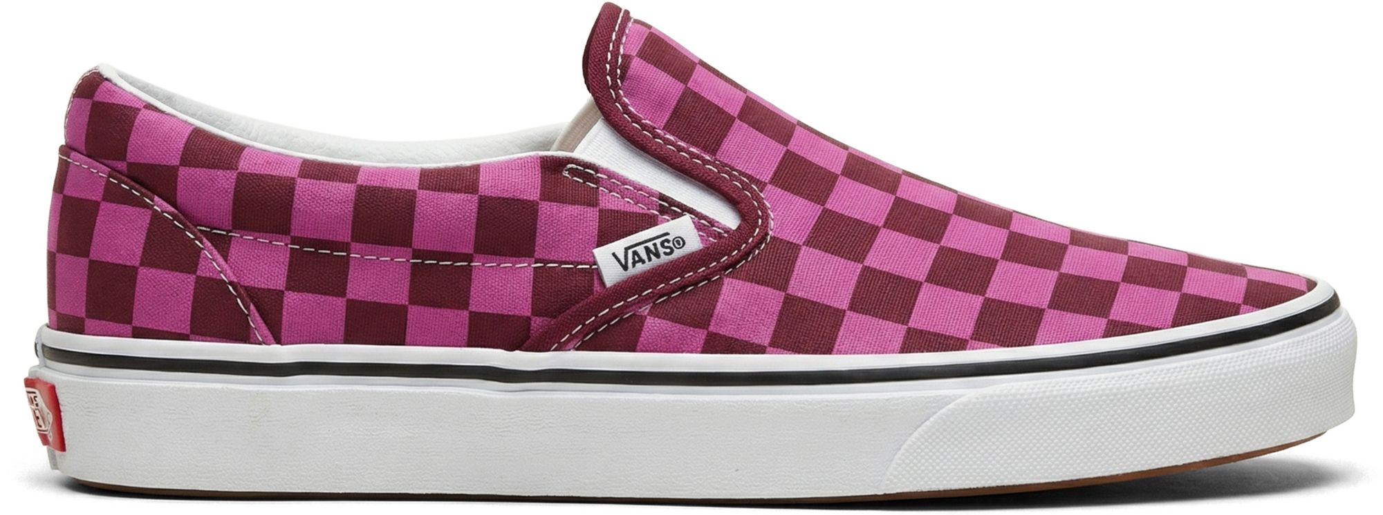 Vans Kids' Preschool Classic Slip-on Patch Shoes, Size 3, Red/Pink