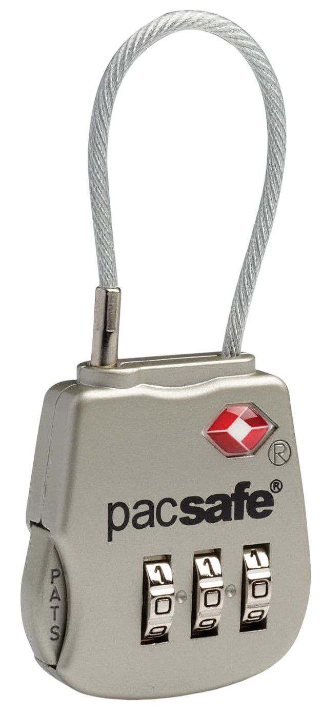 Pacsafe Prosafe 800 TSA Accepted 3 Dial Cable Lock