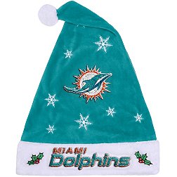 FOCO Adult Miami Dolphins Santa Hat