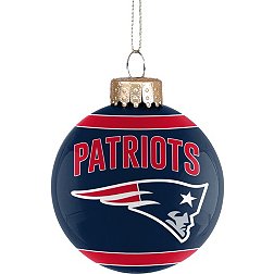 FOCO New England Patriots Glass Ball Ornament