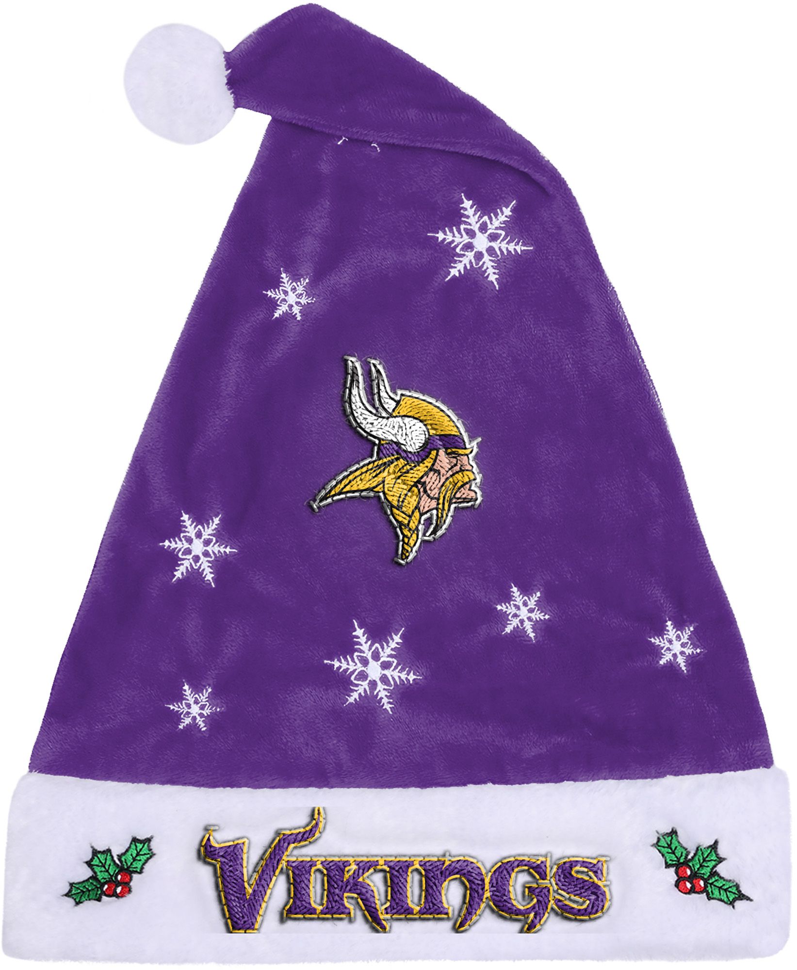 FOCO Adult Minnesota Vikings Santa Hat