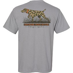Southern Friend Cotton Mens Old School Pointer Short Sleeve T Shirt