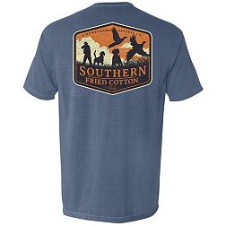 Southern Fried Cotton Mens Pheasant Hunter Short Sleeve T Shirt