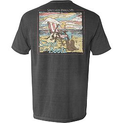 Southern Fried Cotton Adult Sand In My Boots Short Sleeve T Shirt