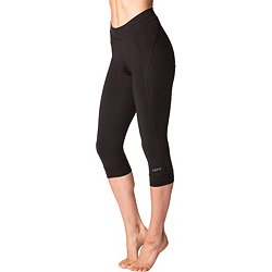Reebok Women's Momentum Capri Size M Medium Tights Grey Yoga Pants