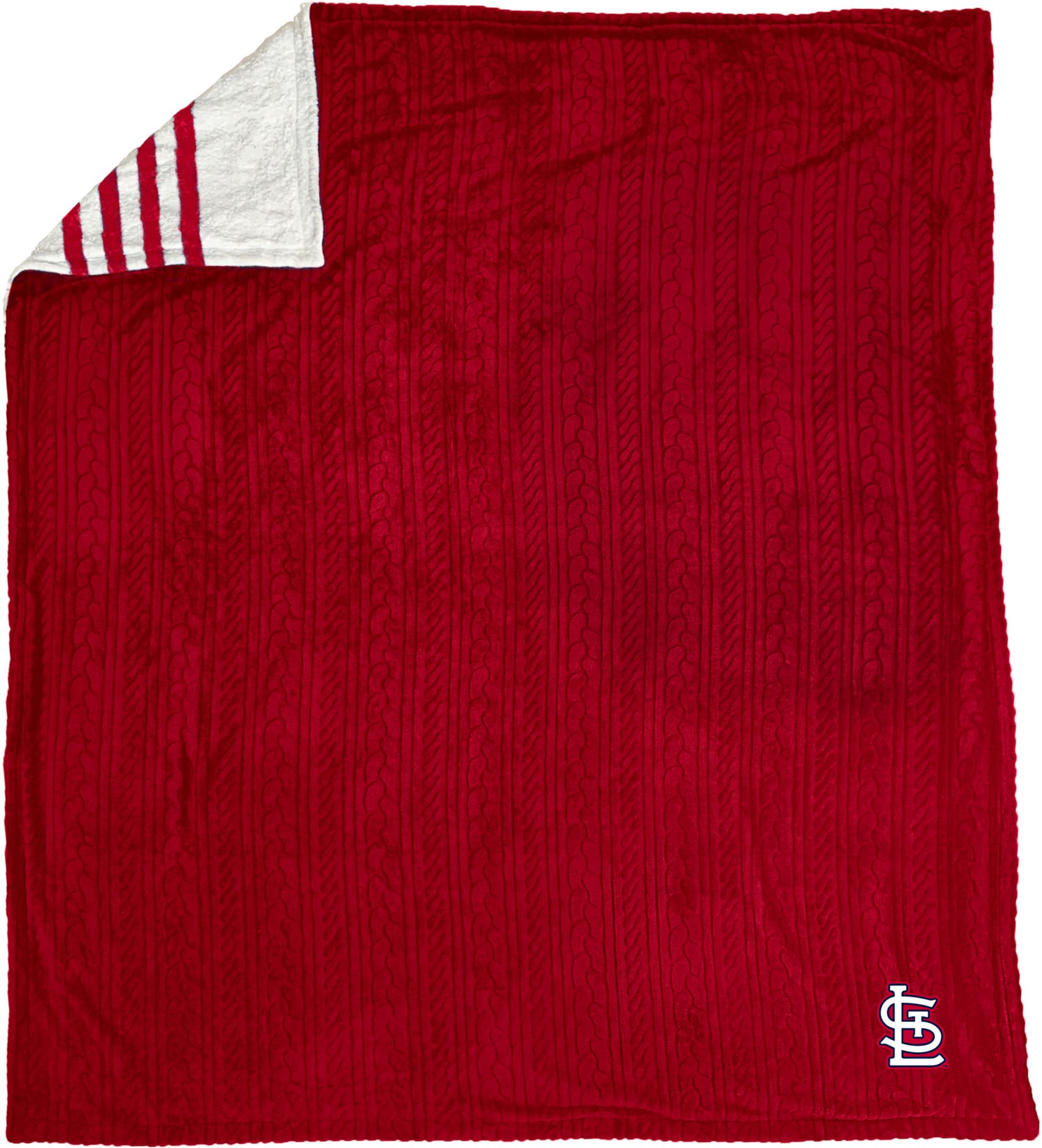 Pegasus Sports St. Louis Cardinals Sherpa Back Blanket