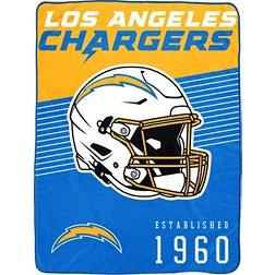 Pegasus Sports Los Angeles Chargers Helmet Stripes Blanket