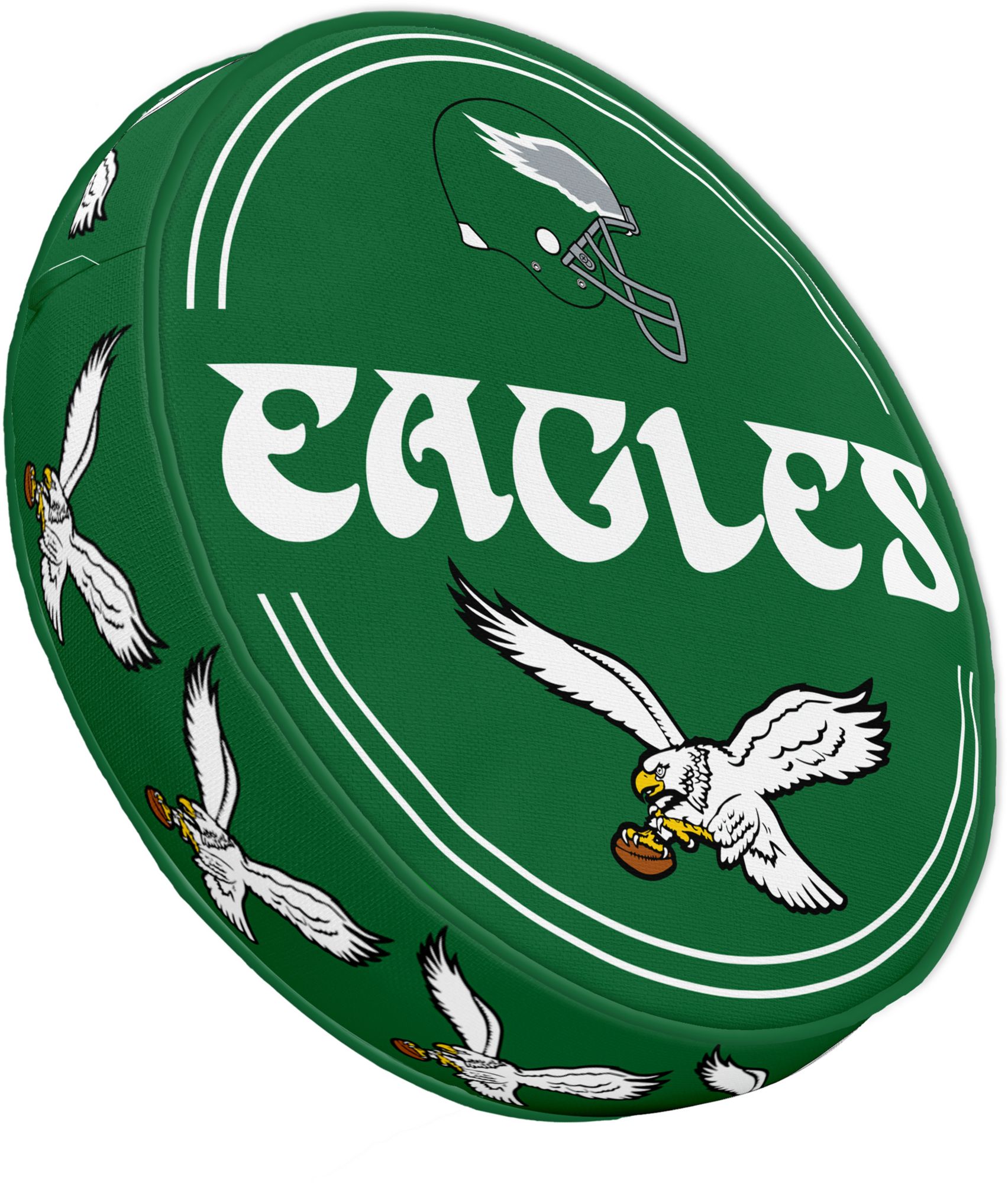 Pegasus Sports Philadelphia Eagles Vintage Logo Circle Pillow