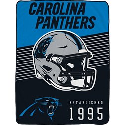 Pegasus Sports Carolina Panthers Helmet Stripes Blanket