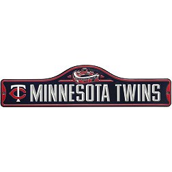 Open Road Brands Minnesota Twins Navy Metal Street Sign