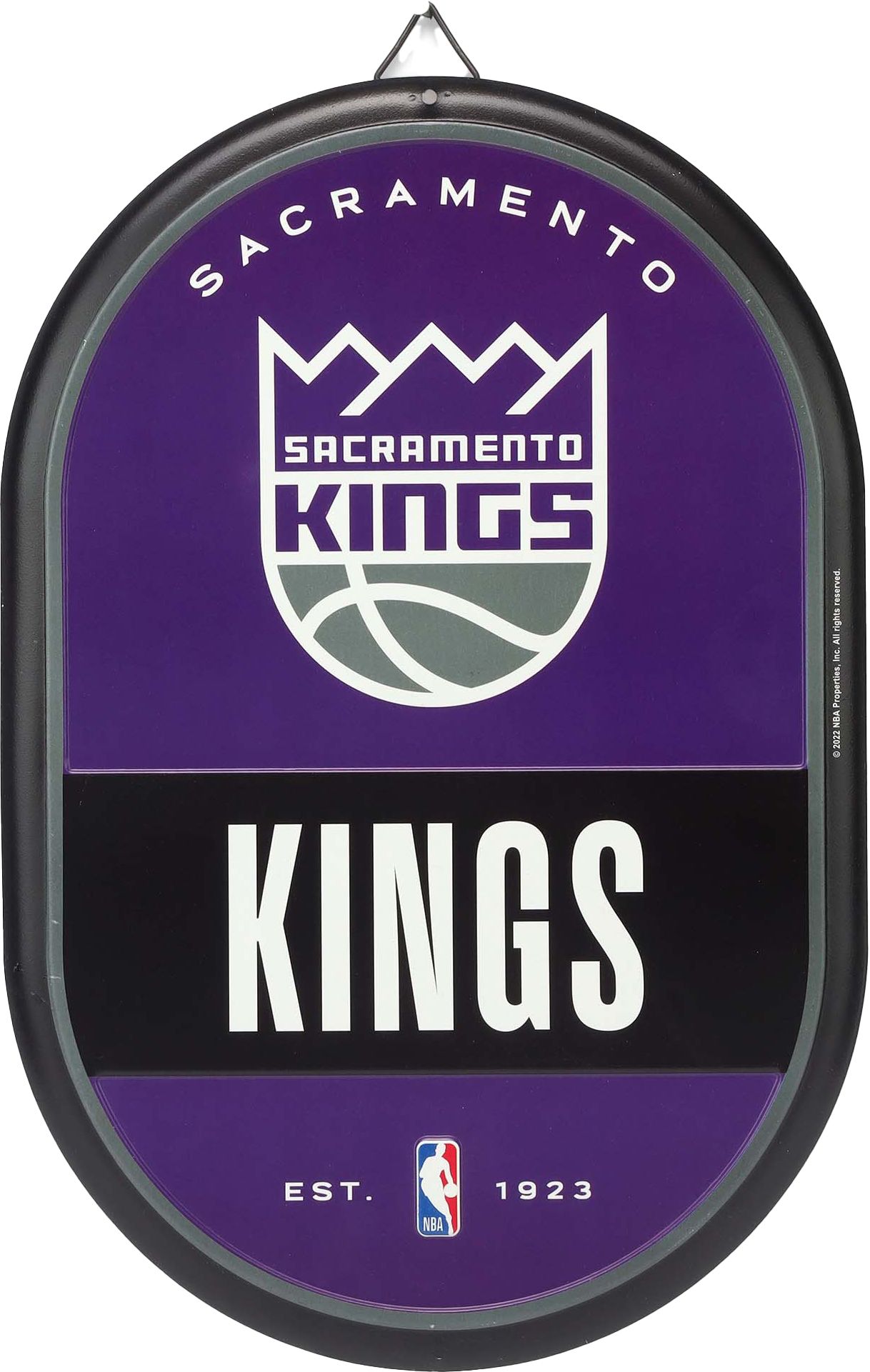 Open Road Sacramento Kings Metal Sign