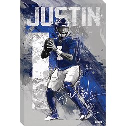 Open Road Chicago Bears Justin Fields 15'' x 23'' Canvas