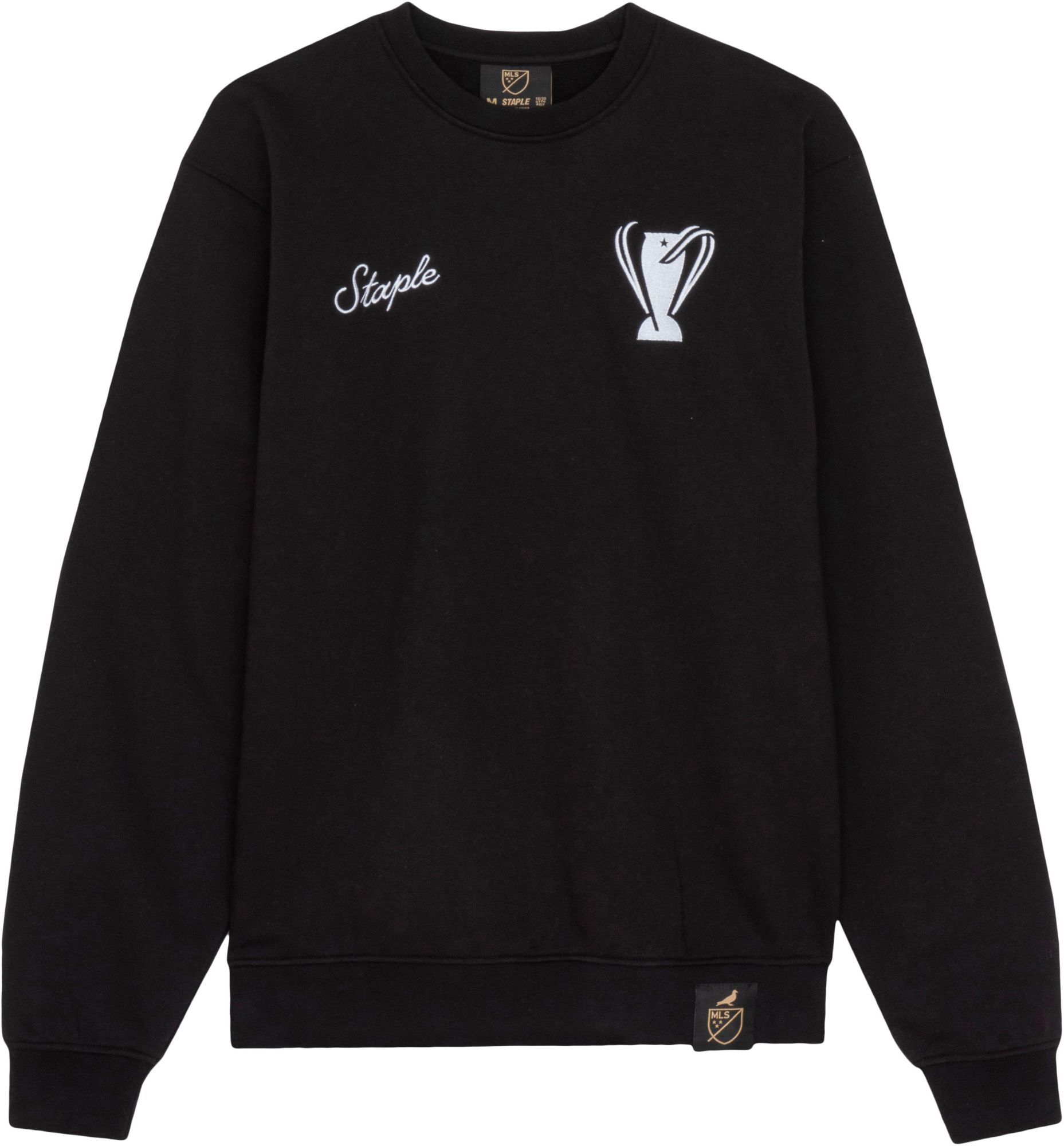 STAPLE Men's 2023 MLS Cup Black Crew Neck Sweatshirt