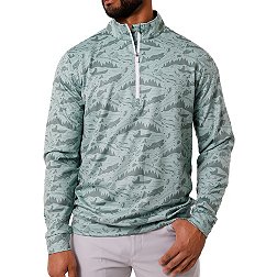 Waggle Men's Gone Fishing 1/4 Zip Golf Pullover