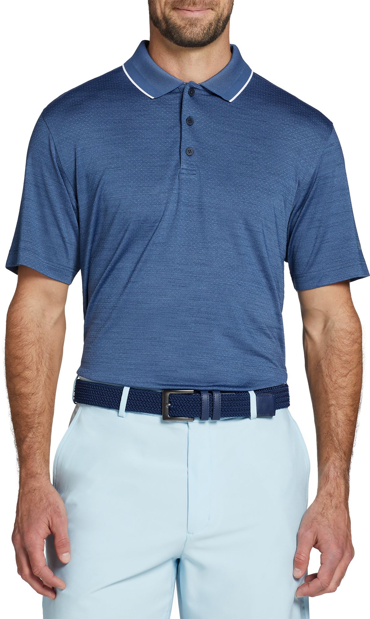 Walter Hagen Men's Performance 11 Birdseye Golf Polo