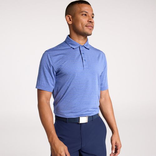 BRIEFING GOLF PANEL STRIPE POLO（NAVY／ M） Buy MS MARINE STRIPE POLO for USD 190.00 | BRIEFING