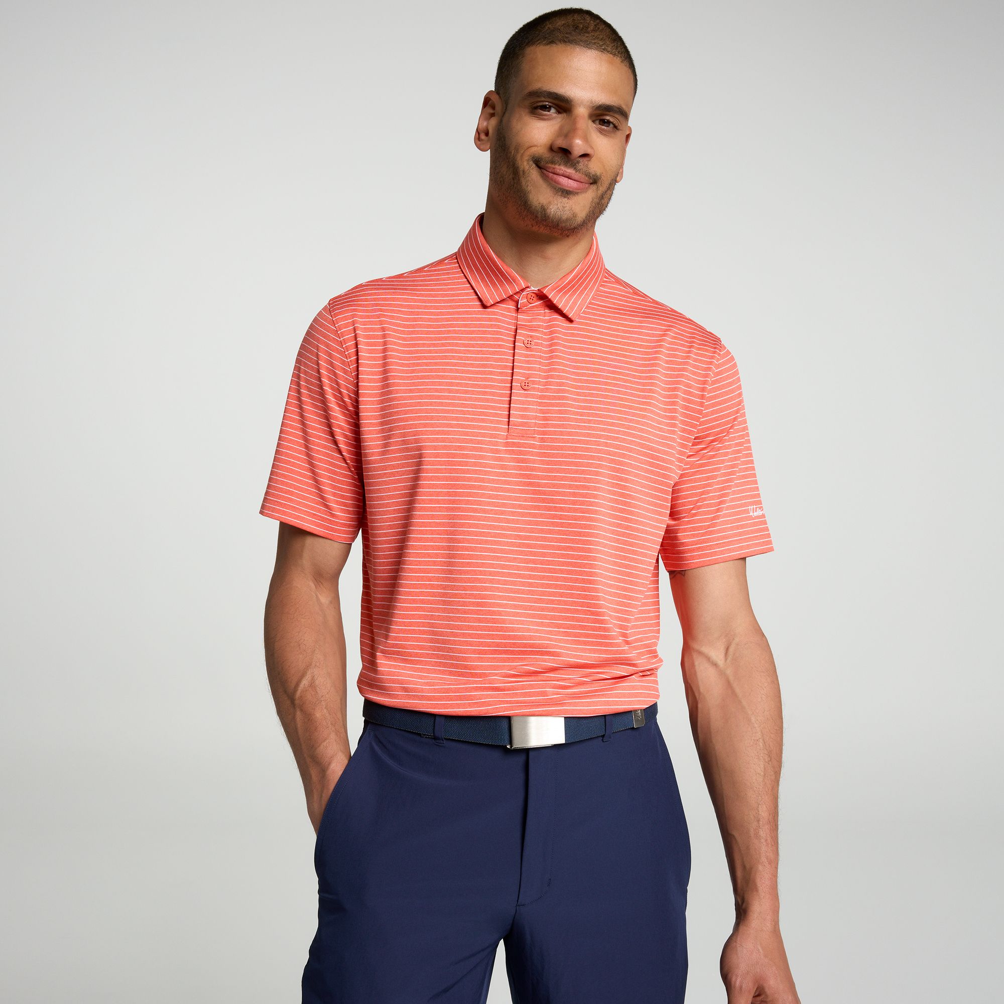 Red Glow/White Stripe
