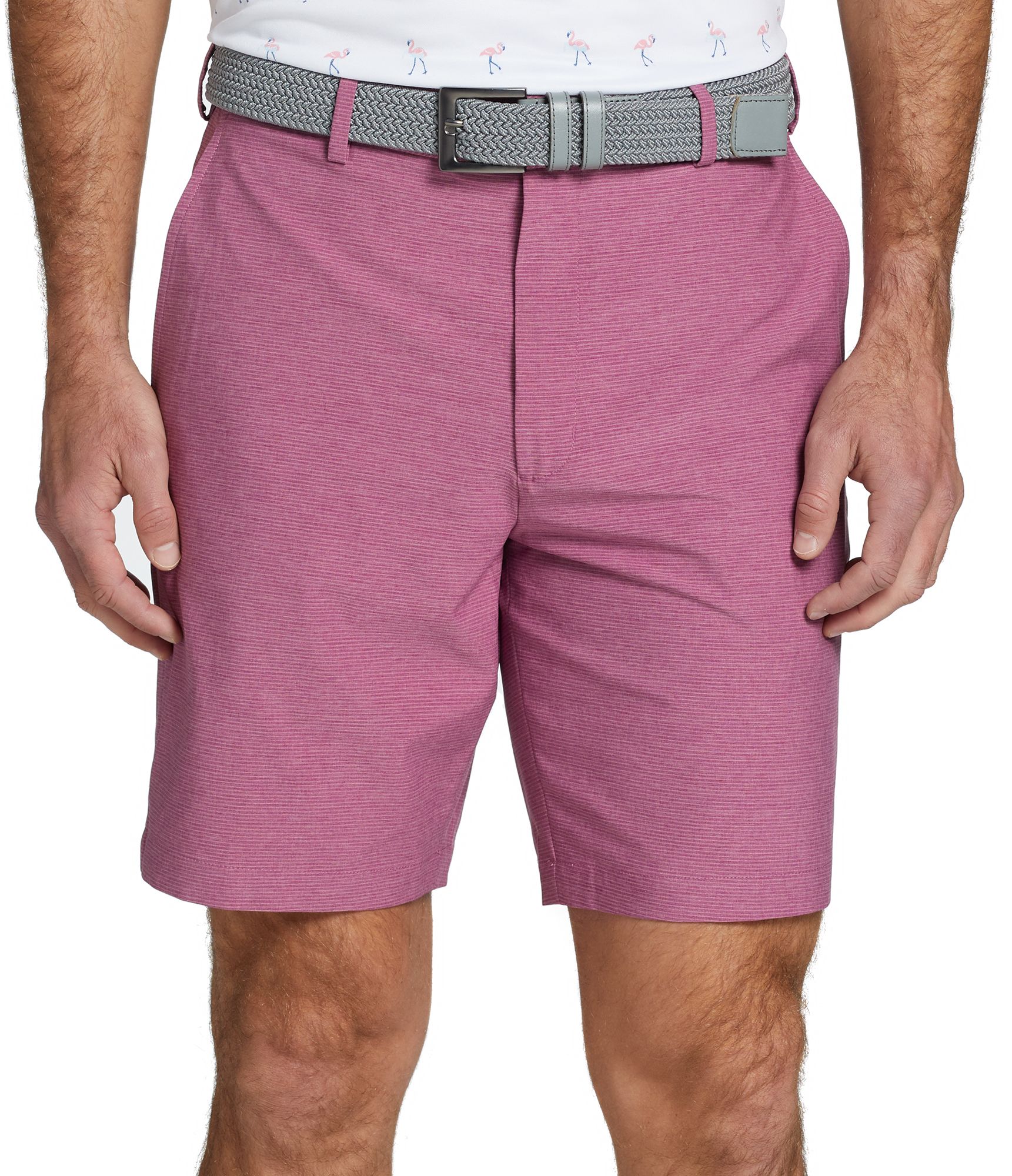 Walter Hagen Men's Performance 11 Micro Lines Golf Shorts