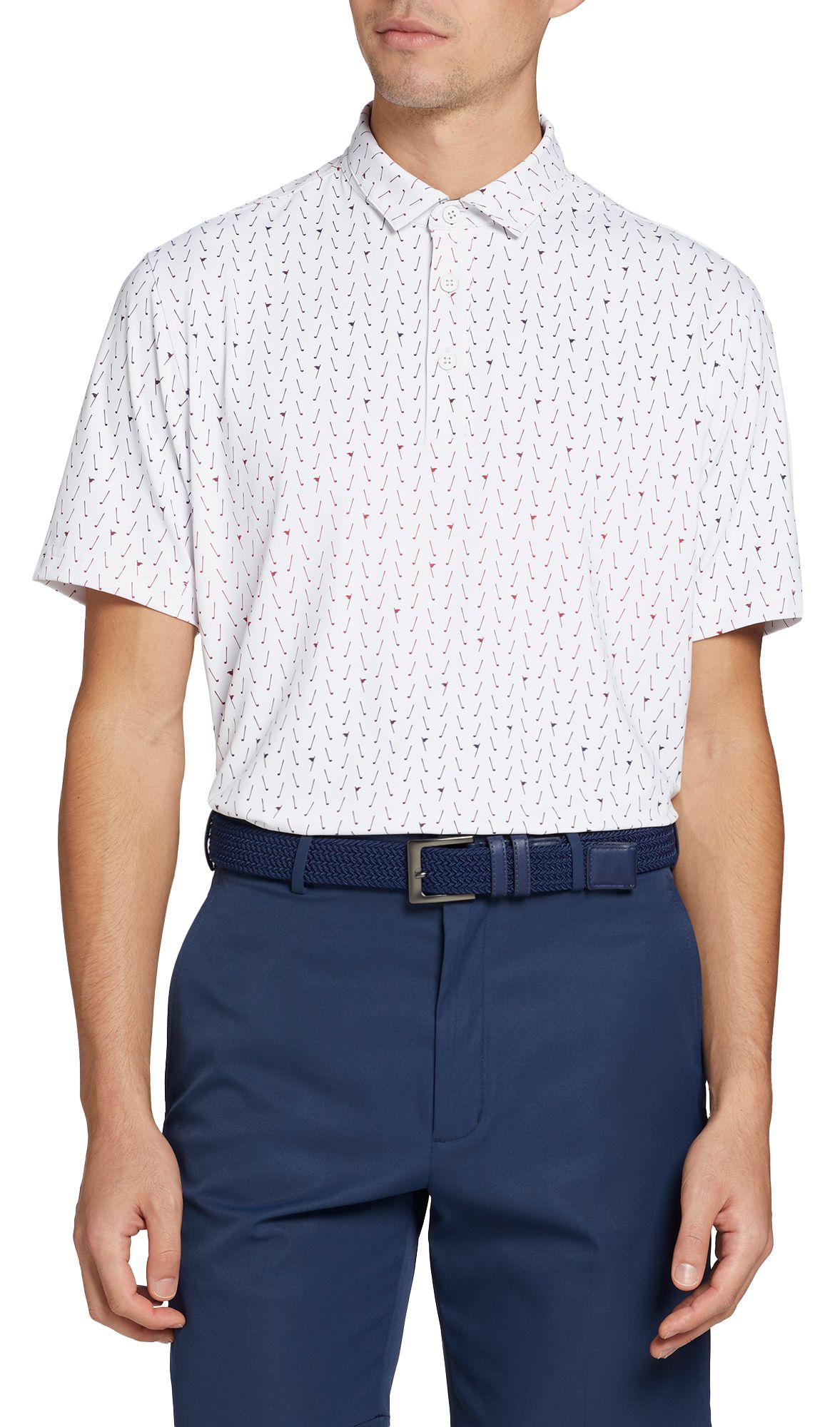 Walter Hagen Men's Performance 11 Americana Golf Polo