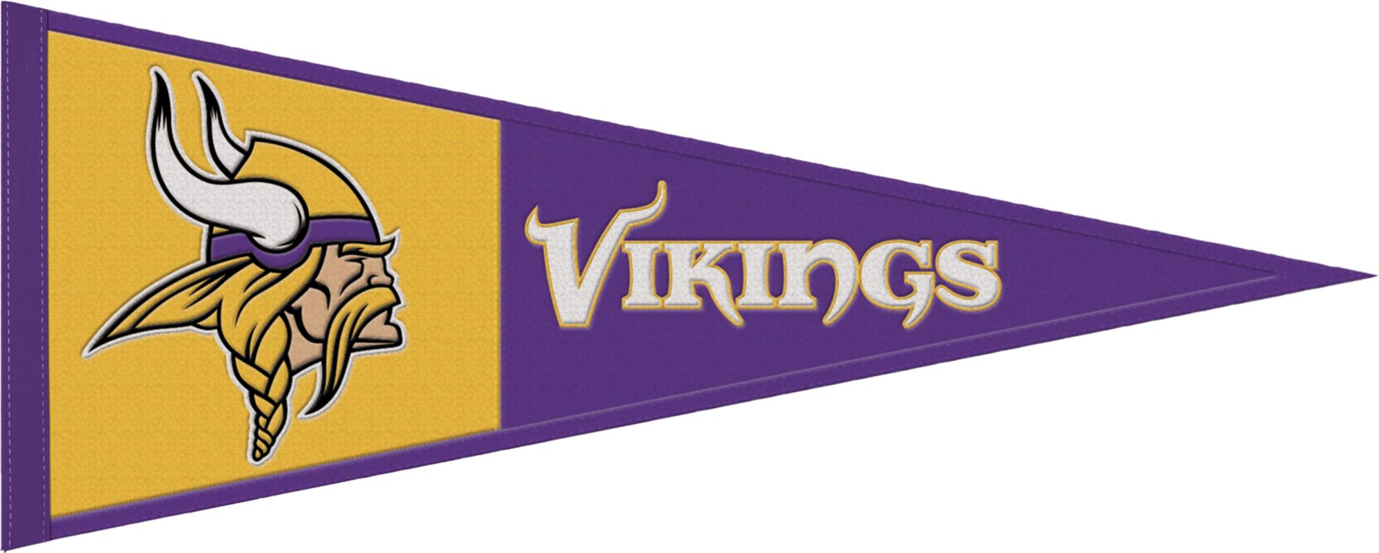 WinCraft Minnesota Vikings Logo 13'' x 32'' Wool Pennant
