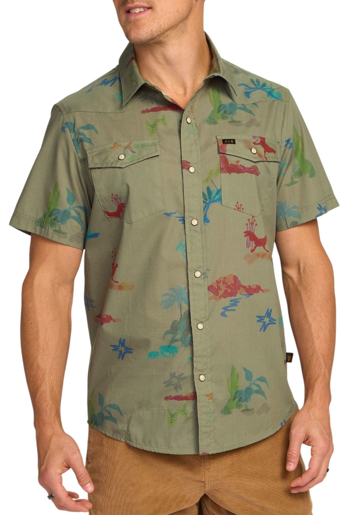 Howler Brothers Men's H Bar B SnapShirt