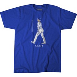 BreakingT Men's Los Angeles Dodgers Shohei Ohtani 'Bat Flip' Graphic T-Shirt