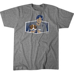 BreakingT Men's Los Angeles Dodgers Shohei Ohtani 'Ohtani Dog' Grey Graphic T-Shirt