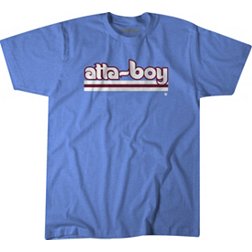 BreakingT Men's Philadelphia Phillies Light Blue 'Atta Boy' Graphic T-Shirt