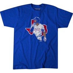 Dick's Sporting Goods '47 Men's Texas Rangers Blue Ringer T-Shirt