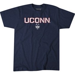 BreakingT UConn Huskies Navy Wordmark T-Shirt