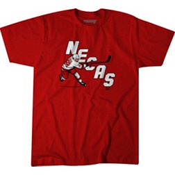 BreakingT Carolina Hurricanes Martin Necas Slapshot Red T-Shirt