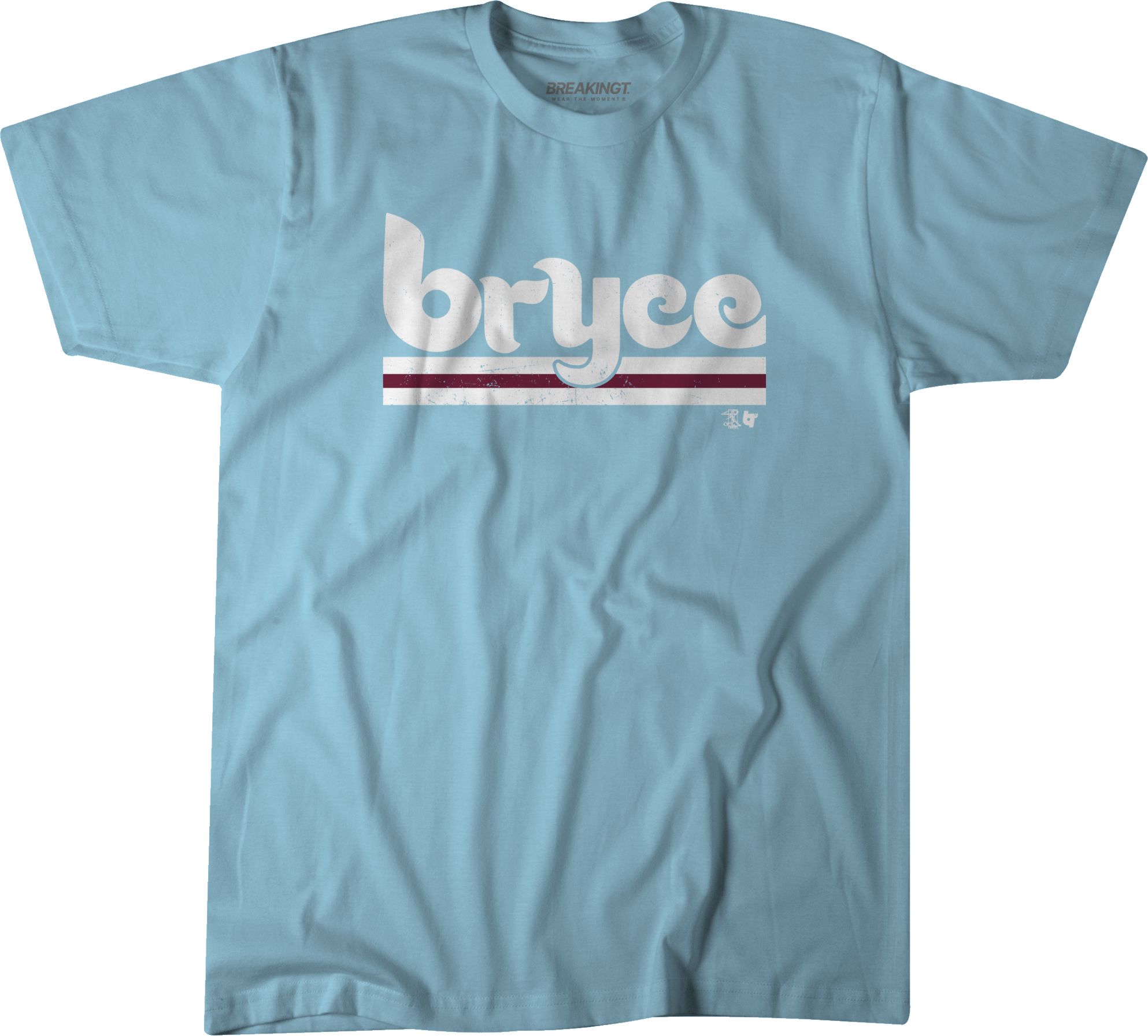 BreakingT Youth Bryce Harper Blue Graphic T-Shirt