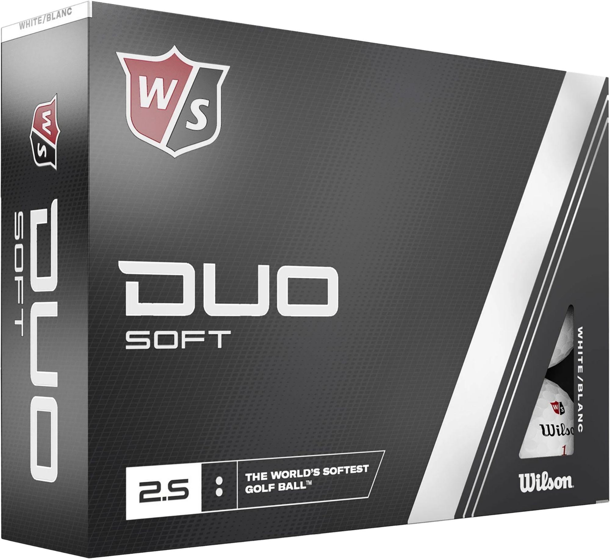 Wilson 2023 Duo Soft Golf Balls, Men's, White