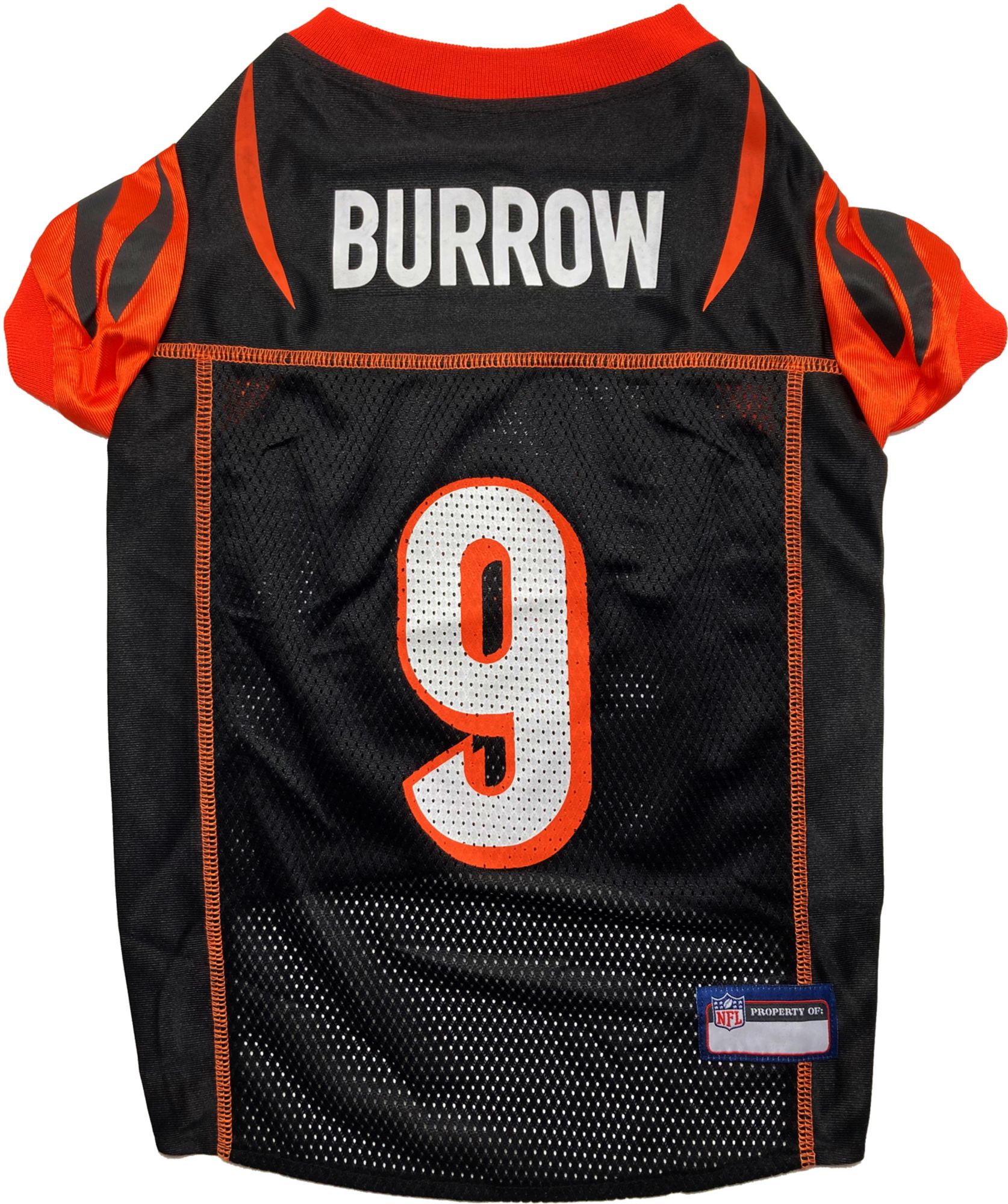 Pets First NFL Cincinnati Bengals Joe Burrow Pet Jersey
