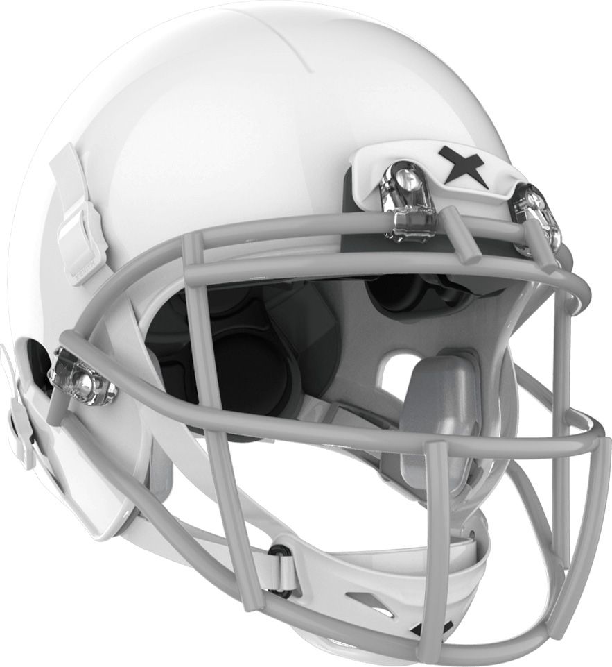 Football Guardian Cap XT – Light Silver/White