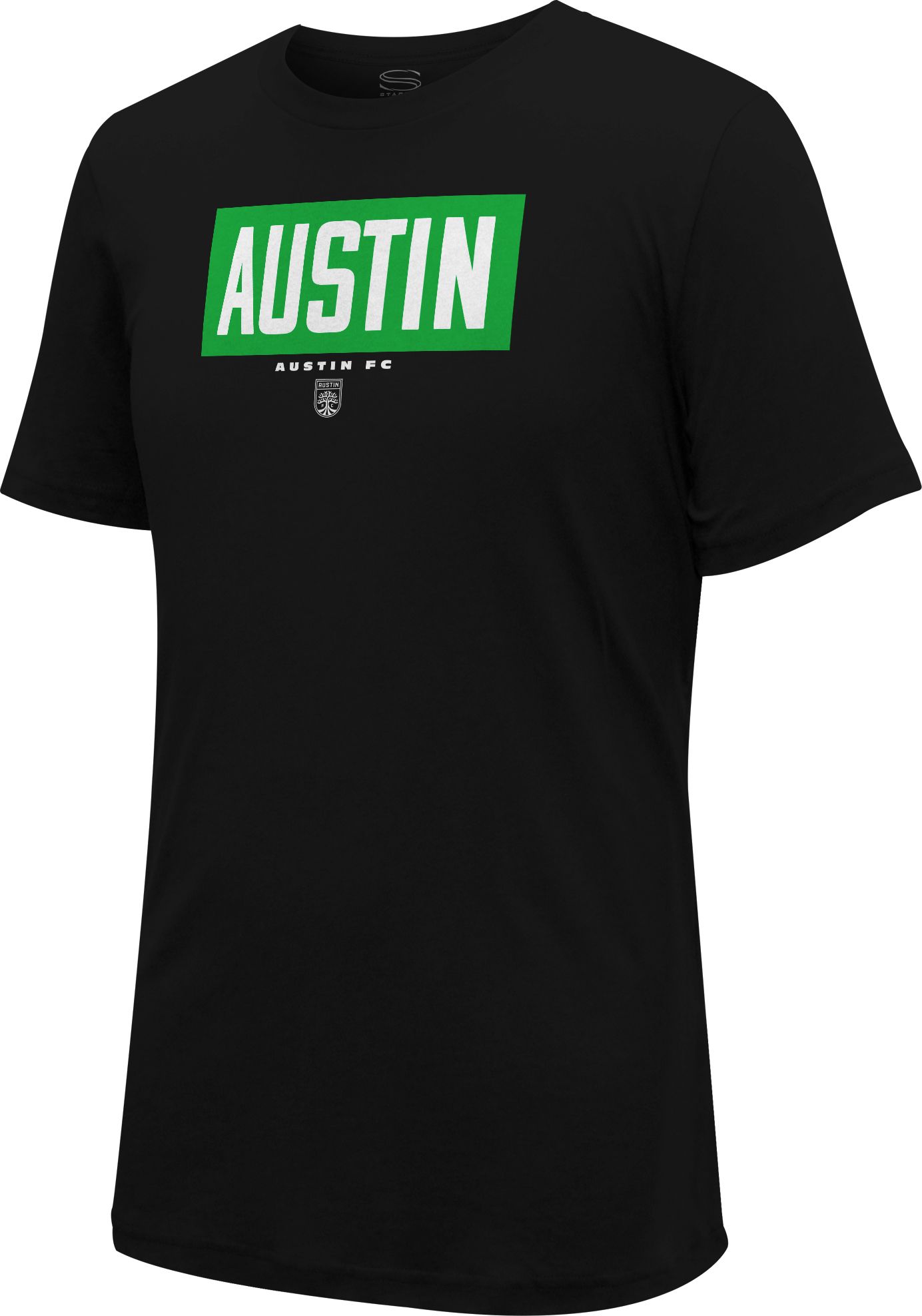 Stadium Essentials Austin FC Crossbar Black T-Shirt