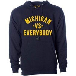Michigan vs. Everybody Men's Michigan Wolverines Navy Pullover Hoodie