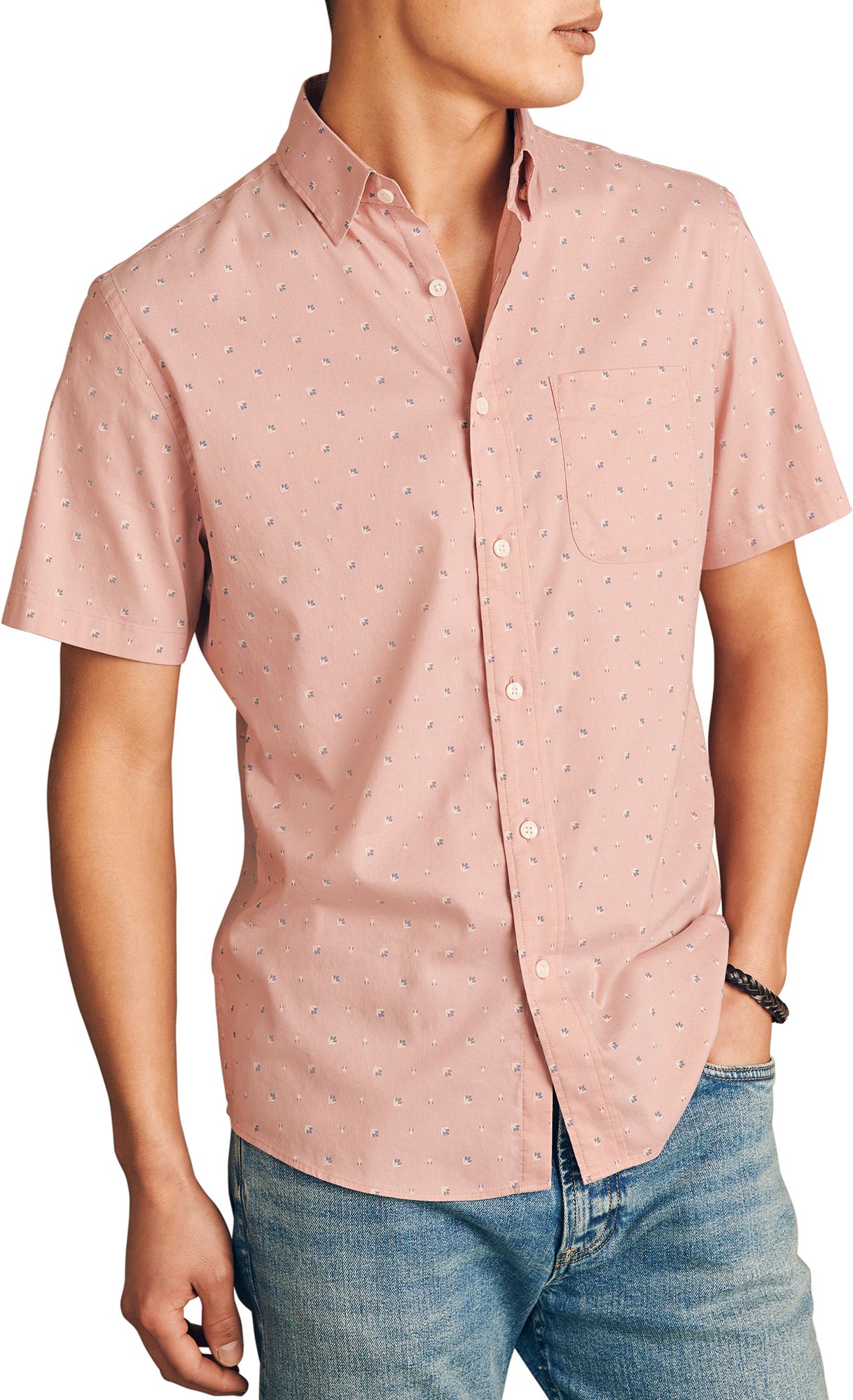 Faherty Men's Movement™ Short Sleeve Shirt