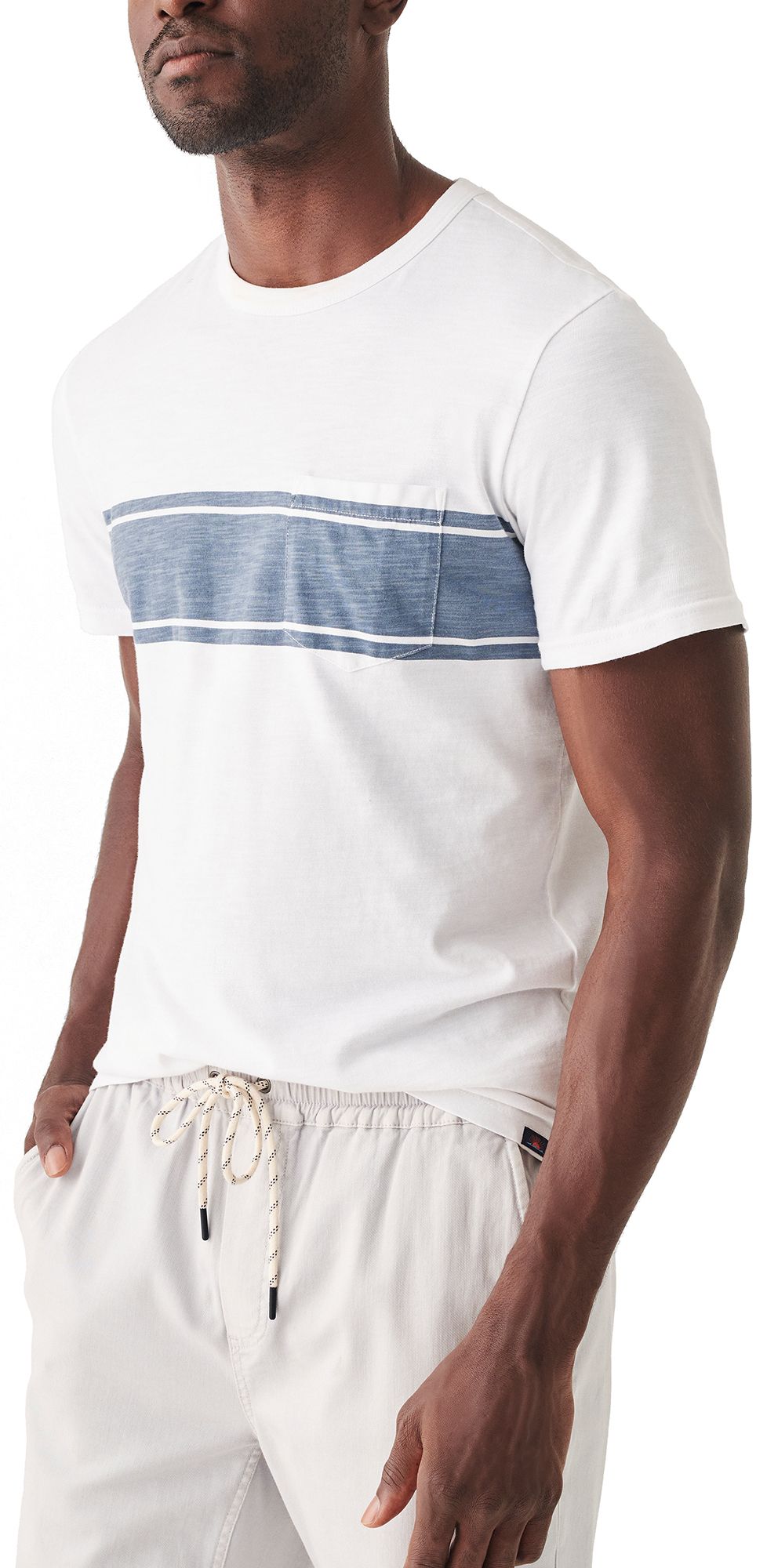 White Surf Stripe
