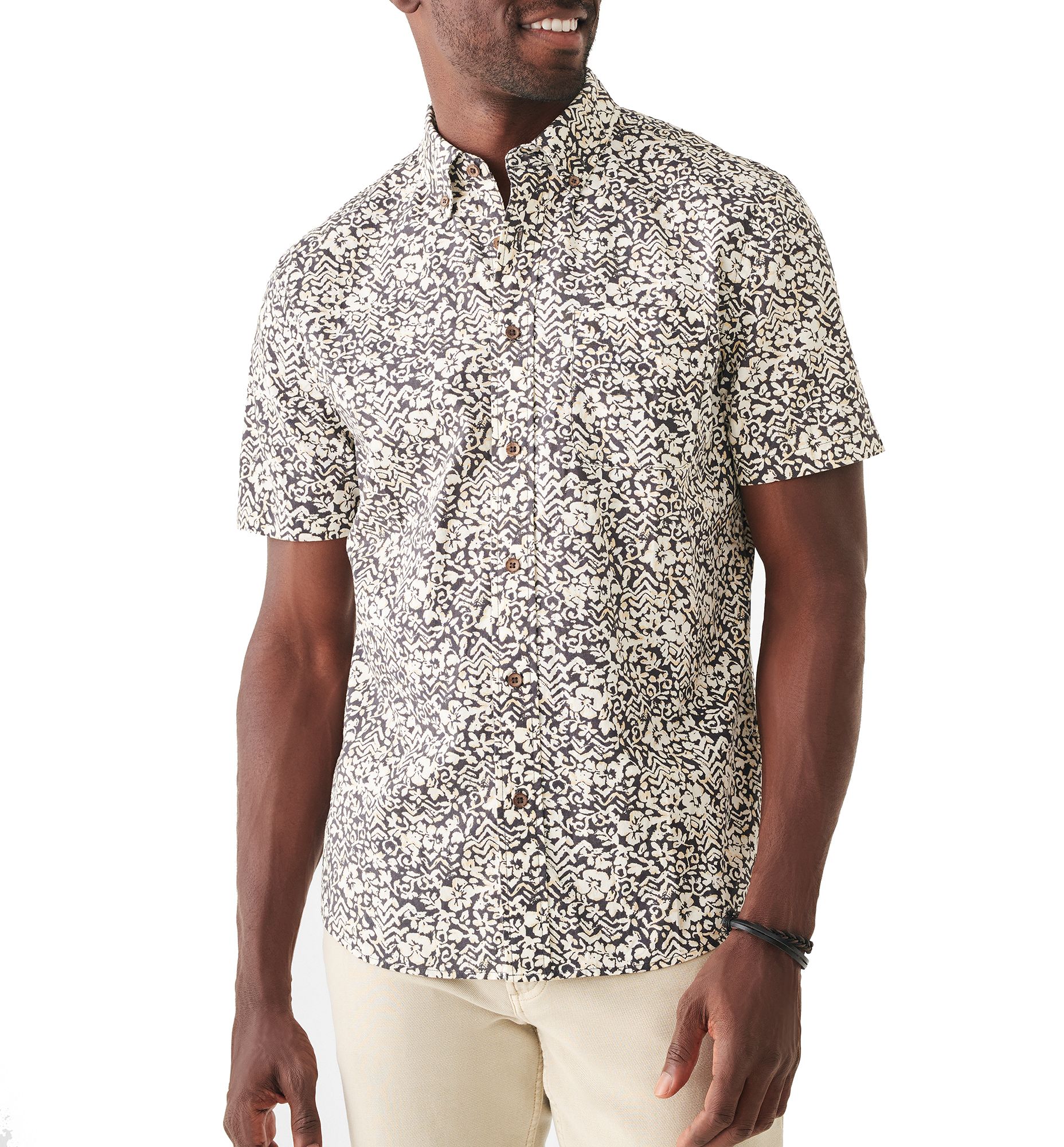 Washed Black Hilo Floral