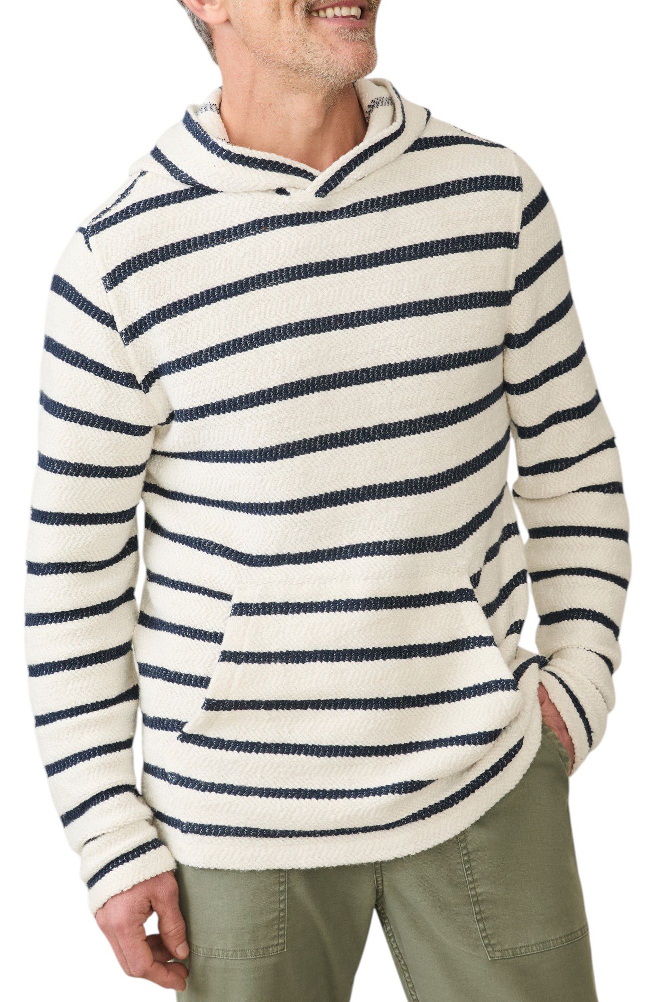 Faherty Mens Whitewater Hoodie, Men