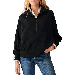 Faherty Women's Legend Lounge Half Zip Sweatshirt