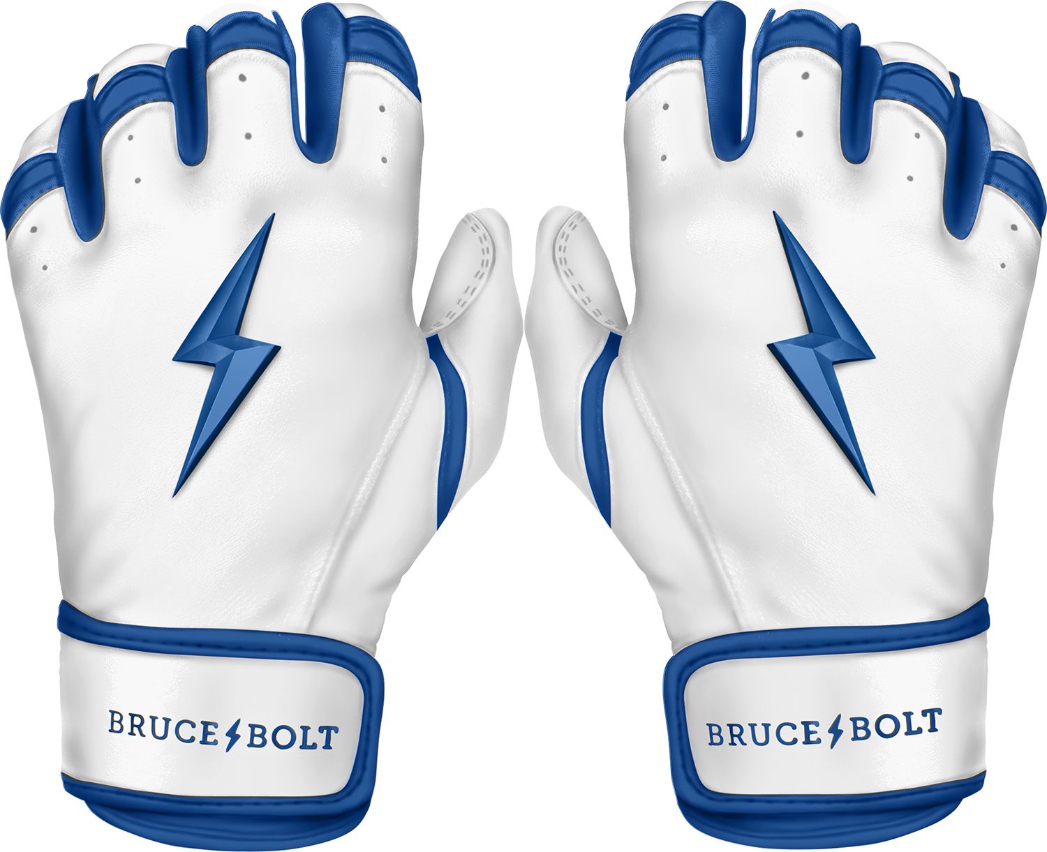 BRUCE BOLT Men's Chrome Series Short Cuff Batting Gloves