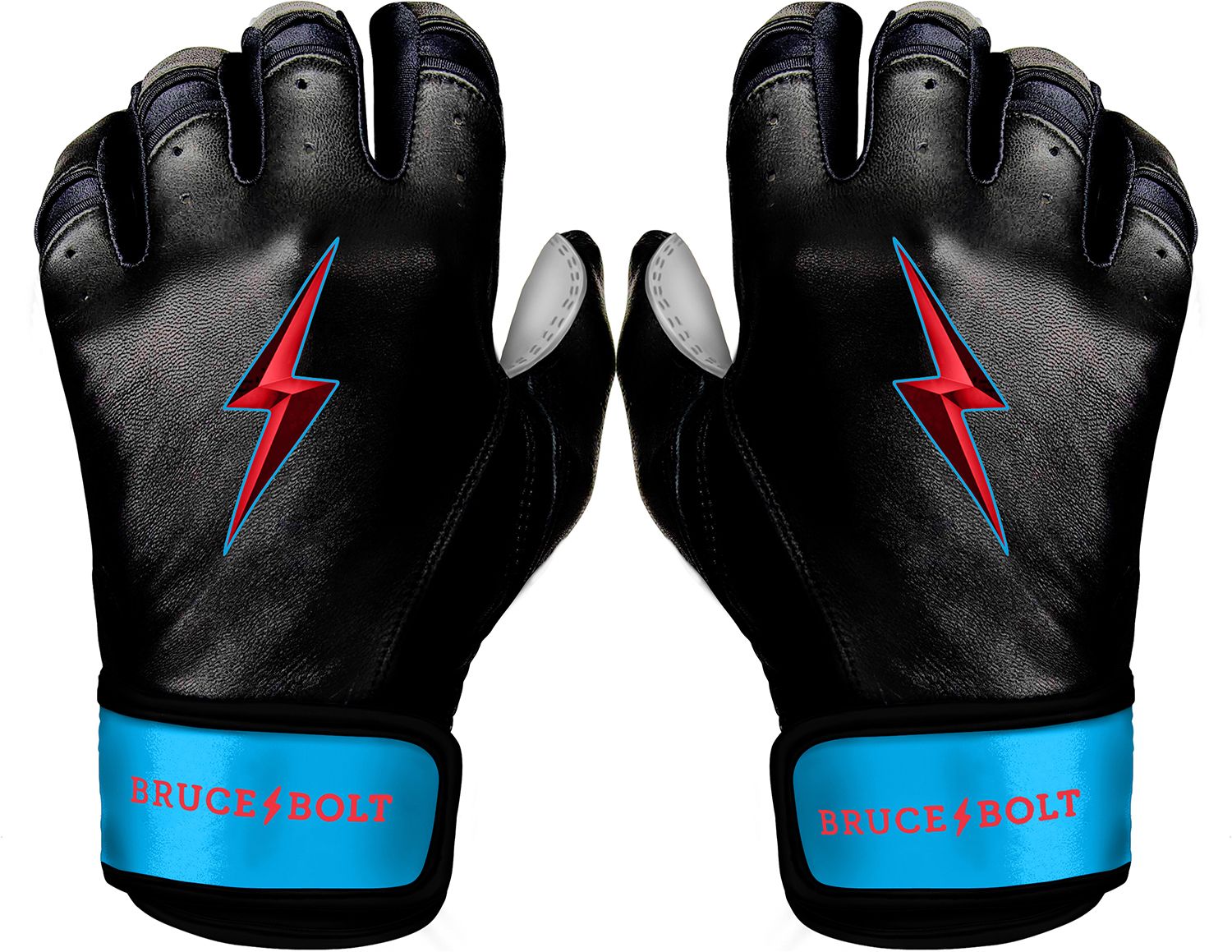 Bruce Bolt Adult Short Cuff Chrome Lewis Brinson Miami Series Batting Gloves