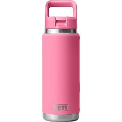 YETI Rambler 26oz Water Bottle with Straw Cap Power Pink (Limited Edition)  New