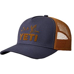 YETI Camo Logo Badge Low Pro Trucker Hat Beige - KHAKI